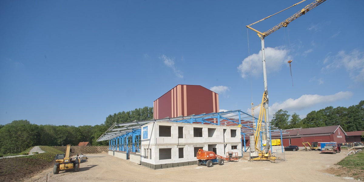 Projekt Neubau Produktionshalle mit Vordach in Bersenbrück