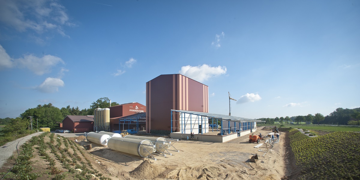 Projekt Neubau Produktionshalle mit Vordach in Bersenbrück