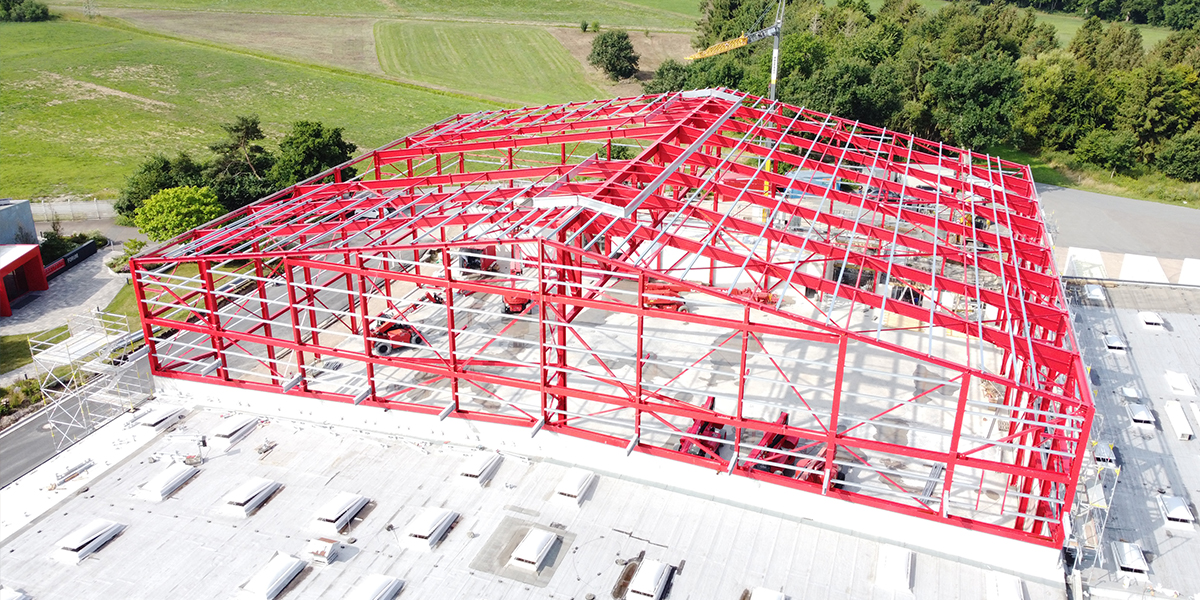 Projekt Assmann - Neubau einer Halle mit Sozialtrakt