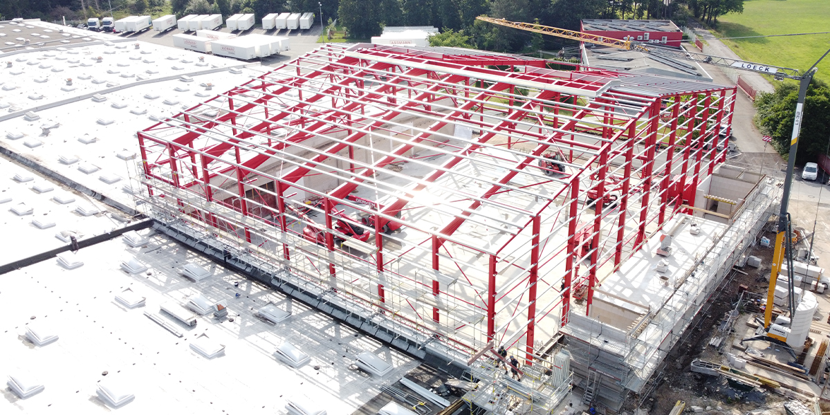 Projekt Assmann - Neubau einer Halle mit Sozialtrakt