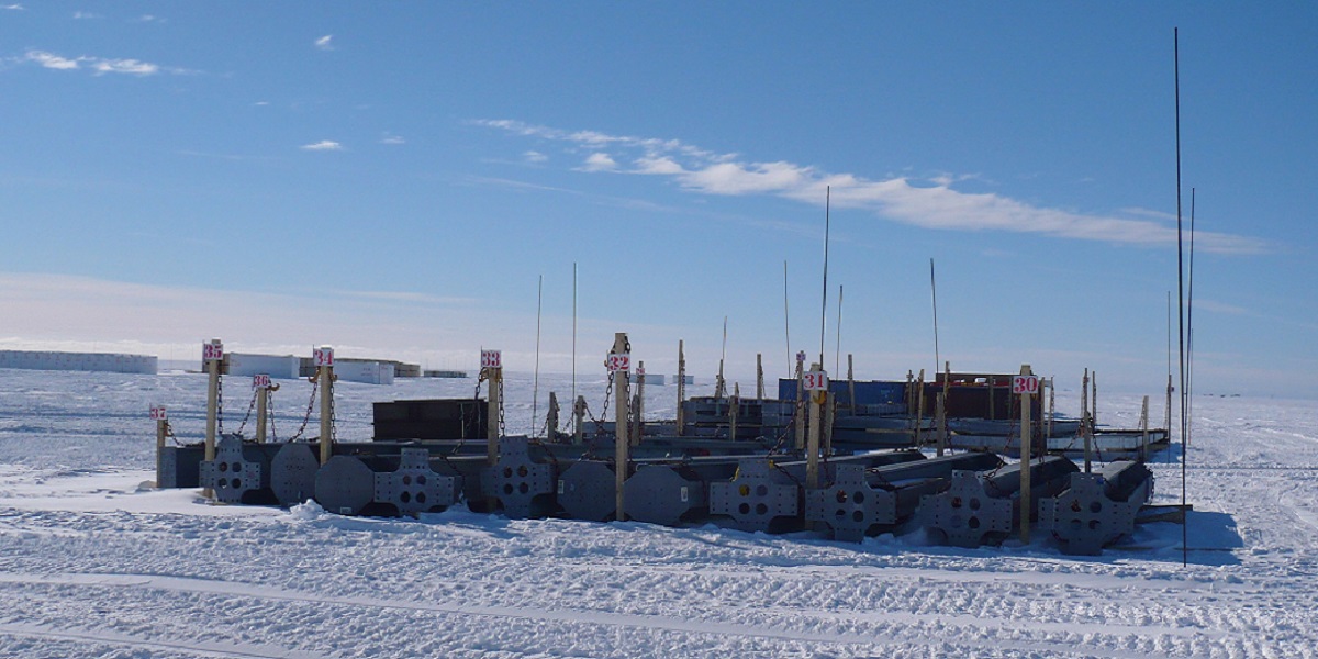 Projekt Antarktisstation Neumayer in der Antarktis